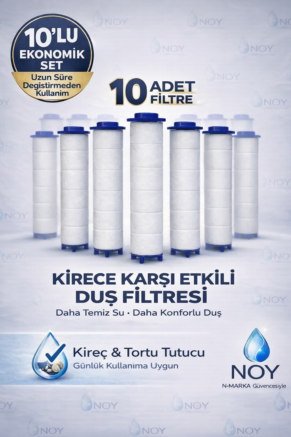 10 Adet Yedek Duş Başlığı Filtresi