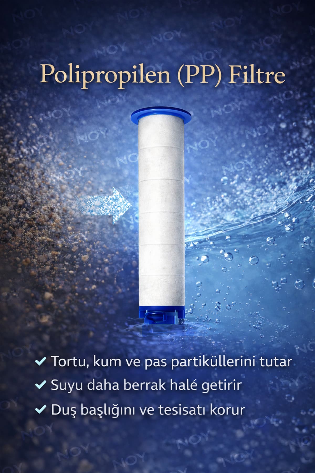 Krom duş başlığı su akışı