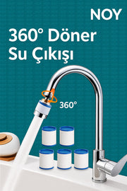 NOY Filtreli Duş Başlığı Su Arıtıcı ve Kireç Önleyici Musluk Başlığı